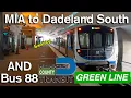 First Ride on MetroRail - MIA to Dadeland South and bus 88