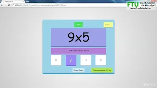1 Project Introduction Maths Game HTML CSS JavaScript
