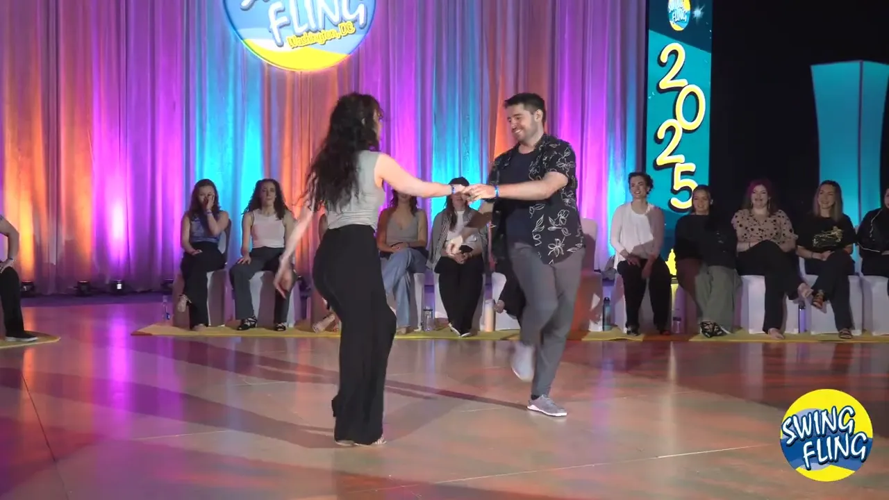 2025 Swing Fling Advanced Jack & Jill John Collini & Elizabeth Wooton   4K
