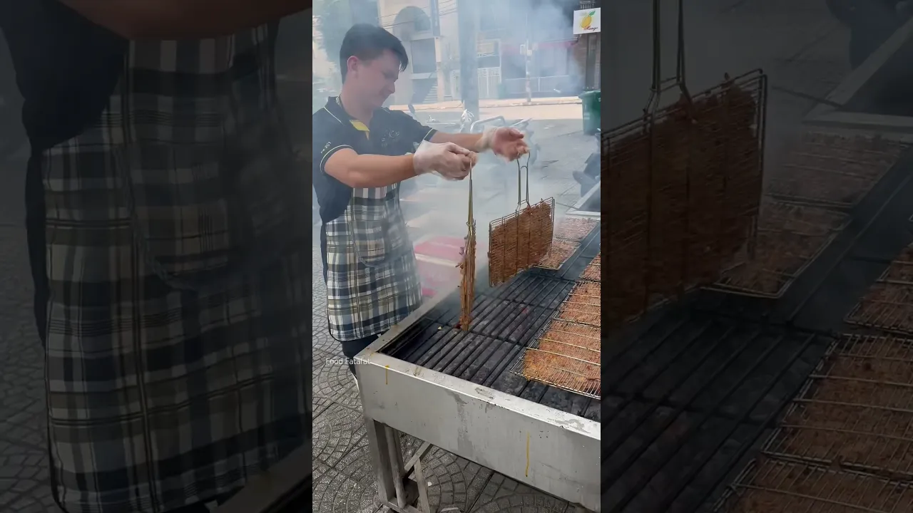 Juicy Grilled Pork #streetfood #shorts