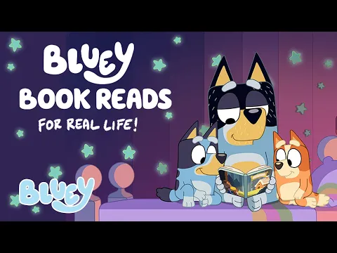 Download MP3 🔴LIVE: Bluey Book Reads! | 30+ MINUTES | Celebrity Readings of Best Bluey Books | Bluey