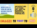 ML project - 1 How to make an book with Python Image to speech