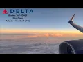 4K TRIP REPORT Delta Airlines First Class Boeing 767-300ER Atlanta ATL - New York JFK