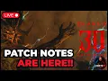 LIVE NEW Patch Notes PvP Mirrored Jewels Dungeons