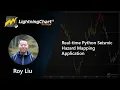 Real-time Python Seismic Hazard Mapping Application LightningChart Python