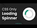 How to Create a CSS Page Loading Spinner - Web Design Tutorial