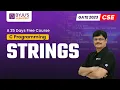 Strings in C C Programming for GATE 2023 Computer Science CSE Exam BYJU S Exam Prep GATE
