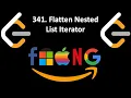 Leetcode 341 Flatten Nested List Iterator