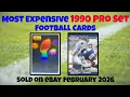 1990 Pro Set Most Expensive eBay Sales Football Cards February 2026