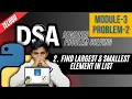 Largest element in List python Telugu Ultimate DSA course in python List Methods Unq Coders