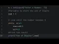 Write a program to find sum of the entered number Python