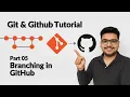 Branching in GitHub Git GitHub Tutorial in Hindi 2025 Part