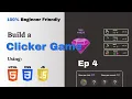 Build an incremental CLICKER game with vanilla HTML CSS and JS EP4 - Saving Loading