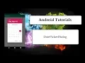 Android Studio Tutorial - DatePickerDialog