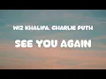 Download Lagu See You Again - Wiz Khalifa, Charlie Puth, Passenger, Maroon 5,... (Mix)