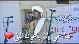 لقد لامني في حب ليلى أقاربي الأستاذ الشيخ محمد البشير الهاشمي الطيبي السماني القادري دندنها