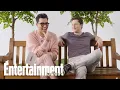 Dan Levy Noah Reid Recap Their Schitt s Creek Relationship In 30 Seconds Entertainment Weekly