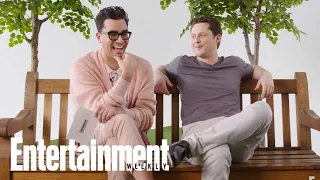 Dan Levy Noah Reid Recap Their Schitt s Creek Relationship In 30 Seconds Entertainment Weekly