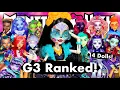 Who WINS ALL Monster High G3 CORE Dolls RANKED