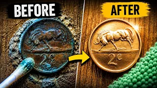 Watch This Dirty Coin Come Back to Life (TimeLapse)
