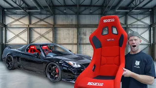 NEW SEATS FOR THE HONDA NSX BUILD!