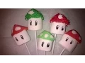 VLOG 48 Making chocolate popsicles Mario Bros and bonbon popsicles mushrooms