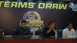 Teams’ Draw | Dhaka Third Division Qualifying Cricket Tournament 2025–26 | 70 Teams