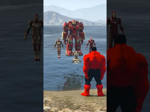 Red Hulk Ko Pani Andar Kyun Pel Diya🤣 #gta5 #hulk #franklin