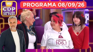CUESTIÓN DE PESO - PROGRAMA 08/09/26