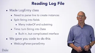 Parsing Log Files - Java Programming Arrays Lists and Structured Data