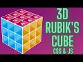 3D Rubik s Cube With Html Css and Js