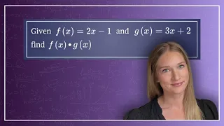 Multiplying Polynomials Function Notation