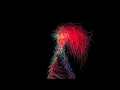 Interative art of body movement by using Kinect and Processing