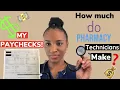 How much do PHARMACY TECHNICIANS get paid HOW MUCH DO I GET PAID