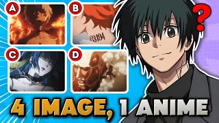 🔥 4 Images, 1 Anime 🤔 How Many First Anime Openings Can You Guess? | Anime Quiz!