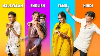 language challenge malayalam vs english vs tamil vs hindi