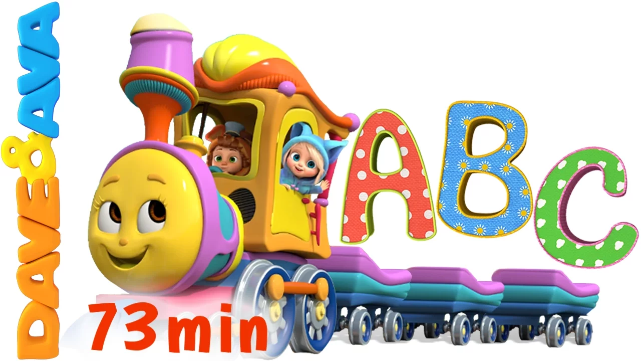 Learn Colors, Numbers and ABCs. ABC Songs for Kids. Alphabet Song. Nursery Rhymes from Dave and Ava