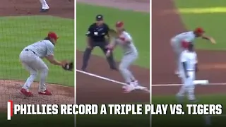 Phillies record first 1-3-5 TRIPLE PLAY since 1929 ESPN MLB