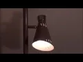 Stunning 1960s Mid Century Modern PINK Pole Tension Lamp