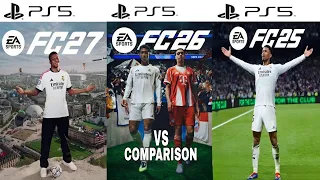 EA FC 27 Vs 26 Vs 25 PS5