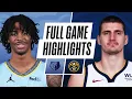 GRIZZLIES at NUGGETS FULL GAME HIGHLIGHTS April 19 2021
