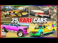 SOLO 25 RARE Cars In GTA 5 Online Rare Car Locations Guide