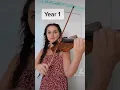 Lagu Violin Playing Evolution - 1 Year Vs 10 Years #Shorts