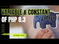 PHP MySQLi for Web Development - Variables Constants