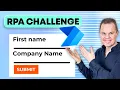 Web Automation and RPA Challenge in Power Automate Desktop - Full Tutorial