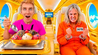 Living 24 Hours On Custom Private Jet!