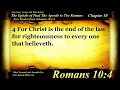 Romans Chapter 10 - Bible Book 45
