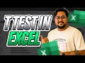Hypothesis T Test using Excel One Sample Test Two Sample Test Data Analysis using Excel