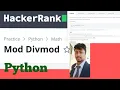 Mod Divmod HackerRank Competitive programming kameshwar sah