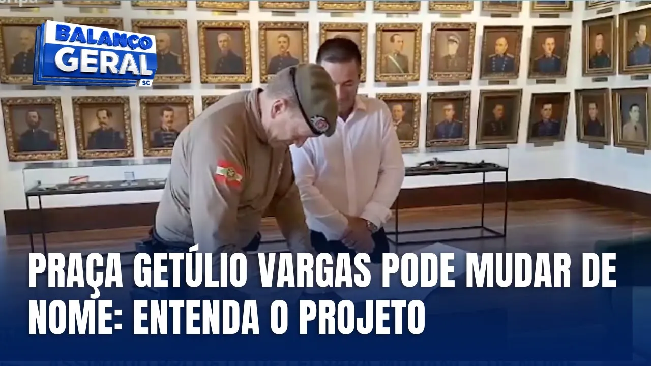 Projeto de lei propõe novo nome para praça em frente ao comando-geral da PMSC